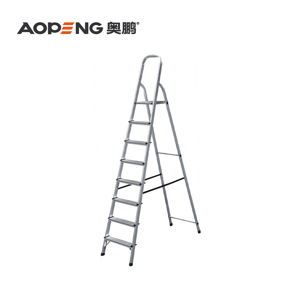 AP-2335 5 Step ladder, household aluminium folding step ladder, with wide anti-slip pedal, convenient handgrip, max capacity 150kg