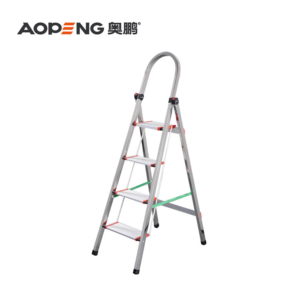 AP-3304 4 Step ladder, aluminium stainless steel pool step ladder