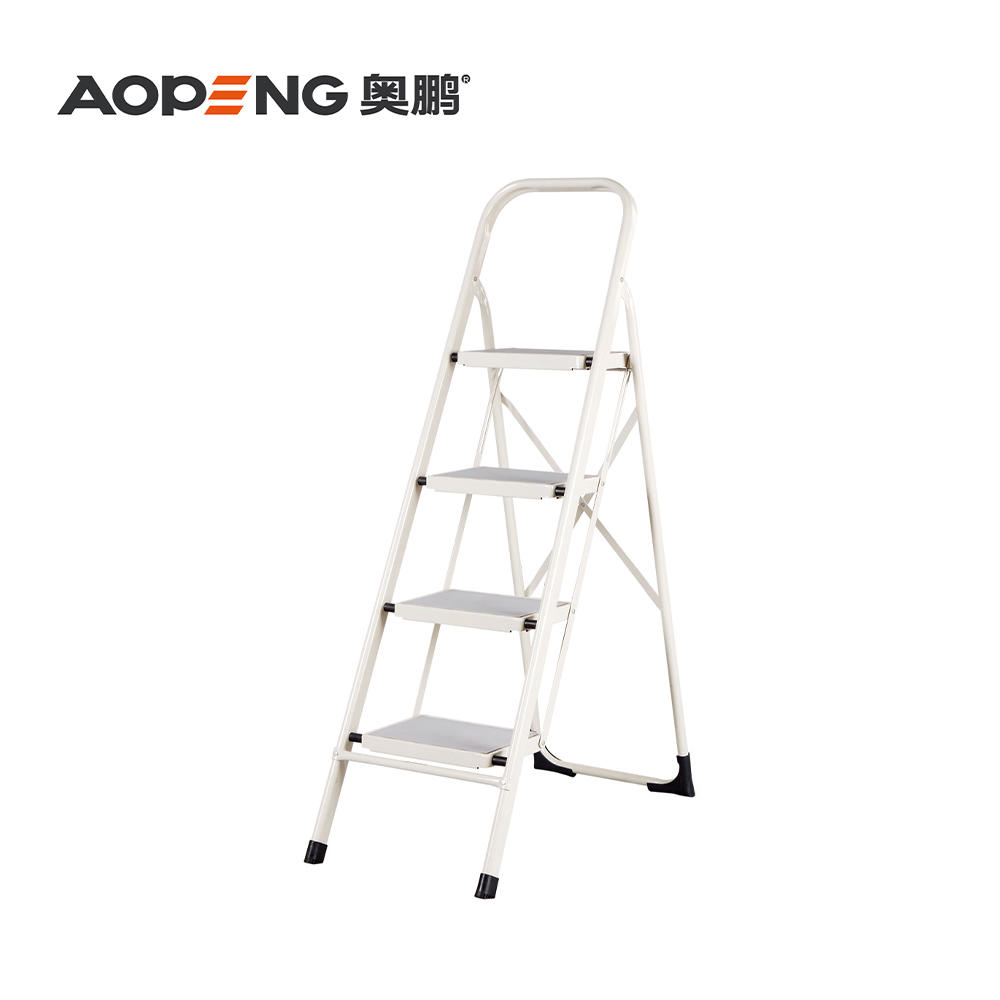 AP-1202 TWO Step ladder, folding step stool, step stool with wide anti-slip pedal, lightweight, portable folding step ladder with handgrip