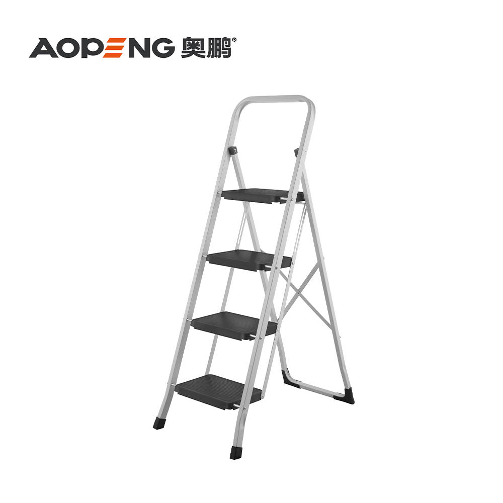 AP-1402 TWO Step ladder, folding step stool, step stool with wide anti-slip pedal, lightweight, portable folding step ladder with handgrip