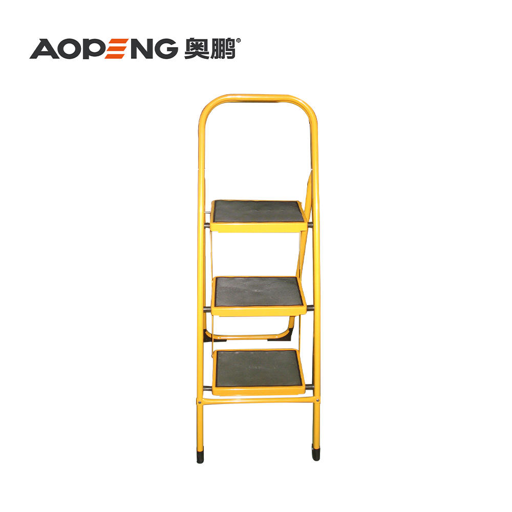 AP-1202 TWO Step ladder, folding step stool, step stool with wide anti-slip pedal, lightweight, portable folding step ladder with handgrip